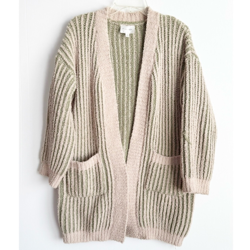 Line & Dot REVOLVE Kimberly Cardigan Taupe Olive Small